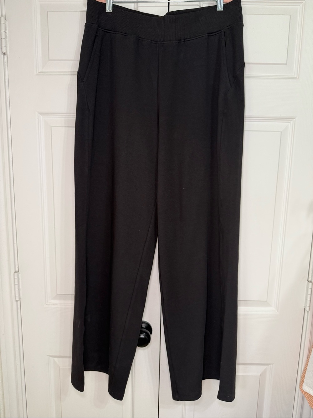 Zestt Organics Black Women's Wide-Leg Pants Sz XL
